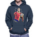 Sidney Maurer Original Portrait Of Portugal Striker Cristiano Ronaldo Men's Hooded Sweatshirt