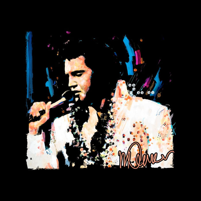 Sidney Maurer Original Portrait Of Singer Elvis Presley Women's Vest