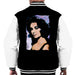 Sidney Maurer Original Portrait Of Actress Elizabeth Taylor Men's Varsity Jacket