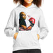 Sidney Maurer Original Portrait Of Boxer George Foreman Kid's Hooded Sweatshirt