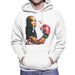 Sidney Maurer Original Portrait Of Boxer George Foreman Men's Hooded Sweatshirt