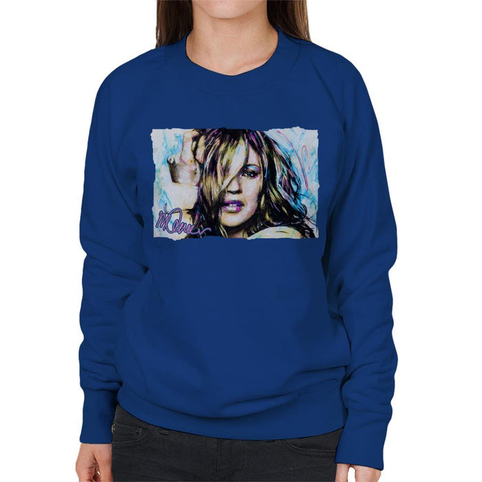 Sidney Maurer Original Portrait Of Model Kate Moss Women's Sweatshirt