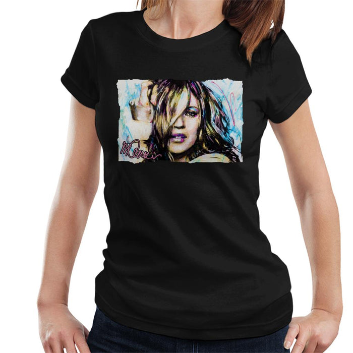 Sidney Maurer Original Portrait Of Model Kate Moss Women's T-Shirt