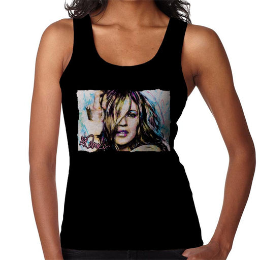 Sidney Maurer Original Portrait Of Model Kate Moss Women's Vest