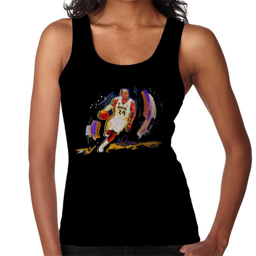 Sidney Maurer Original Portrait Of Basketballer Kobe Bryant Women's Vest
