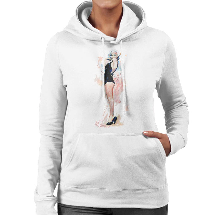 Sidney Maurer Original Portrait Of Model Marilyn Monroe Women's Hooded Sweatshirt