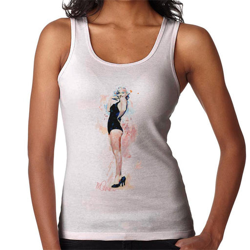 Sidney Maurer Original Portrait Of Model Marilyn Monroe Women's Vest