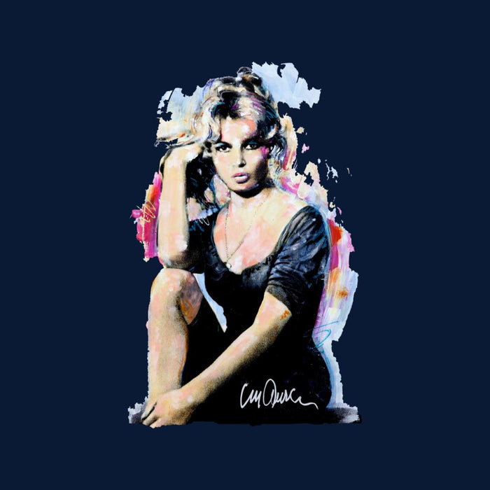 Sidney Maurer Original Portrait Of Actress Brigitte Bardot Men's Varsity Jacket