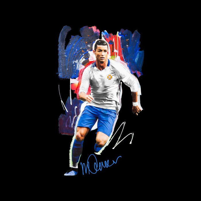 Sidney Maurer Original Portrait Of Striker Cristiano Ronaldo Women's Sweatshirt