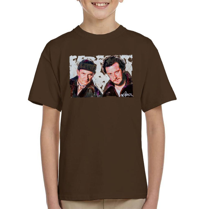 Sidney Maurer Original Portrait Of Dan Stern And Joe Pesci Home Alone Kid's T-Shirt