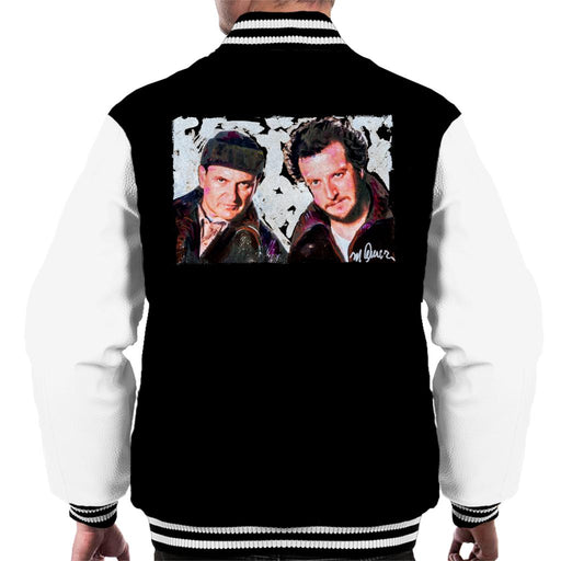 Sidney Maurer Original Portrait Of Dan Stern And Joe Pesci Home Alone Men's Varsity Jacket