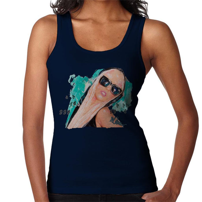 Sidney Maurer Original Portrait Of Lady Gaga Shades Women's Vest