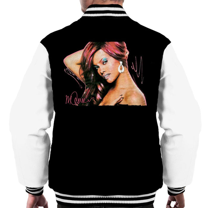 Sidney Maurer Original Portrait Of Rihanna Drop Earrings Men's Varsity Jacket