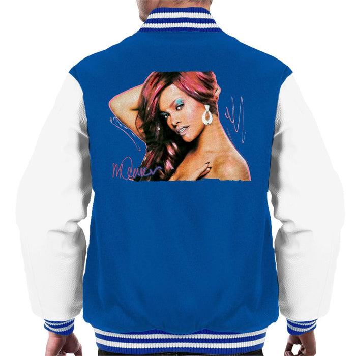 Sidney Maurer Original Portrait Of Rihanna Drop Earrings Men's Varsity Jacket