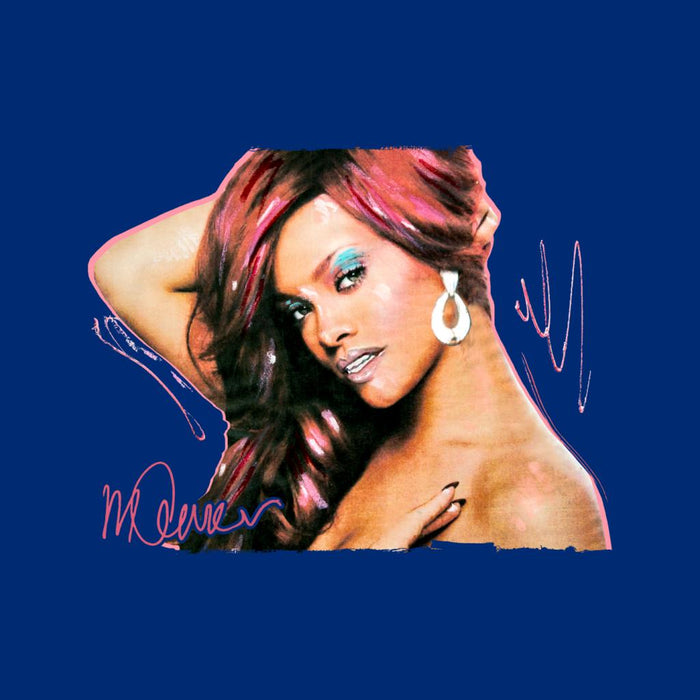 Sidney Maurer Original Portrait Of Rihanna Drop Earrings Women's Sweatshirt