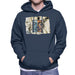 Sidney Maurer Original Portrait Of Surrealist Salvador Dali Men's Hooded Sweatshirt