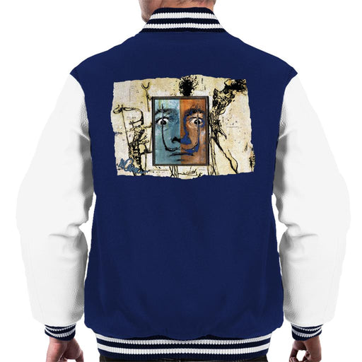 Sidney Maurer Original Portrait Of Surrealist Salvador Dali Men's Varsity Jacket