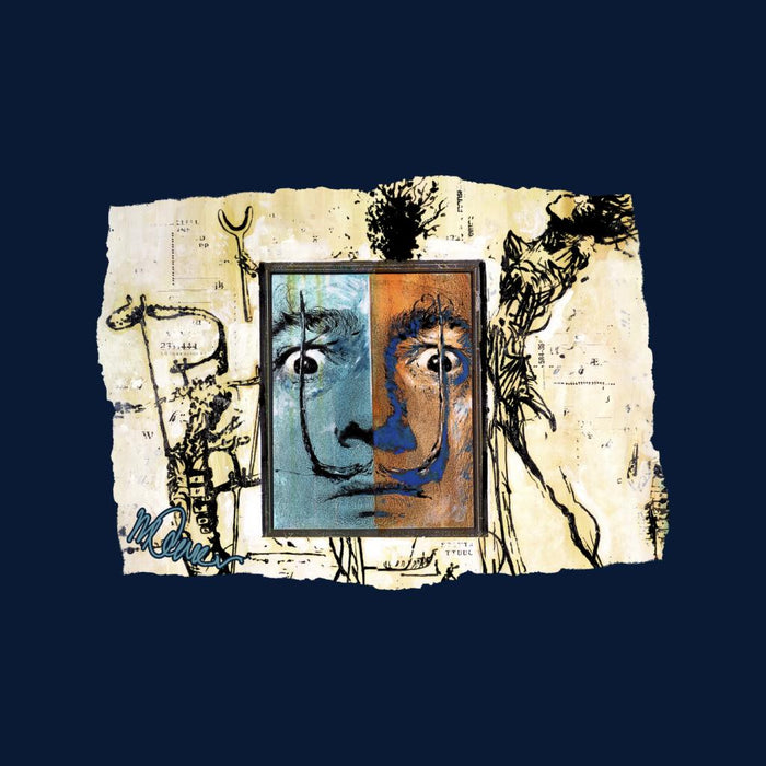 Sidney Maurer Original Portrait Of Surrealist Salvador Dali Women's Sweatshirt