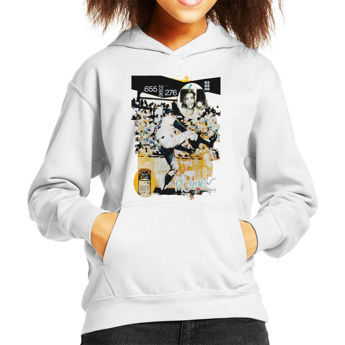 Sidney Maurer Original Portrait Of Sandy Koufax Kid's Hooded Sweatshirt