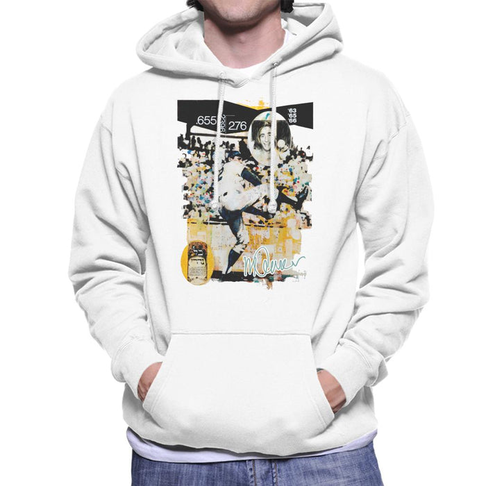Sidney Maurer Original Portrait Of Sandy Koufax Men's Hooded Sweatshirt