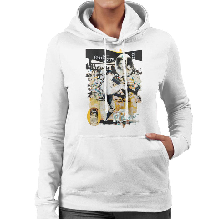 Sidney Maurer Original Portrait Of Sandy Koufax Women's Hooded Sweatshirt