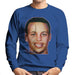 Sidney Maurer Original Portrait Of Stephen Curry Men's Sweatshirt