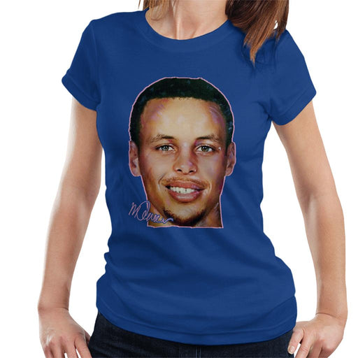 Sidney Maurer Original Portrait Of Stephen Curry Women's T-Shirt