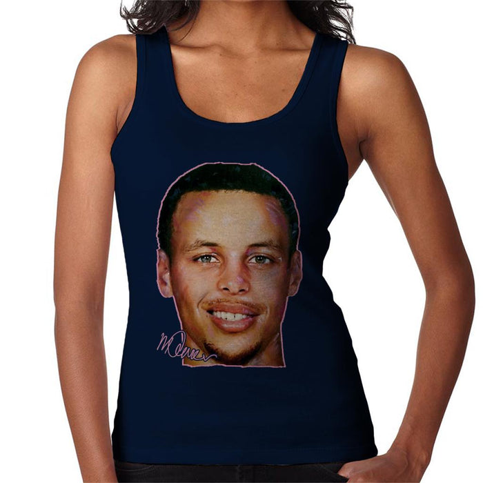 Sidney Maurer Original Portrait Of Stephen Curry Women's Vest