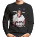 Sidney Maurer Original Portrait Of Giants Star Willie Mays Men's Sweatshirt