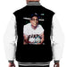 Sidney Maurer Original Portrait Of Giants Star Willie Mays Men's Varsity Jacket