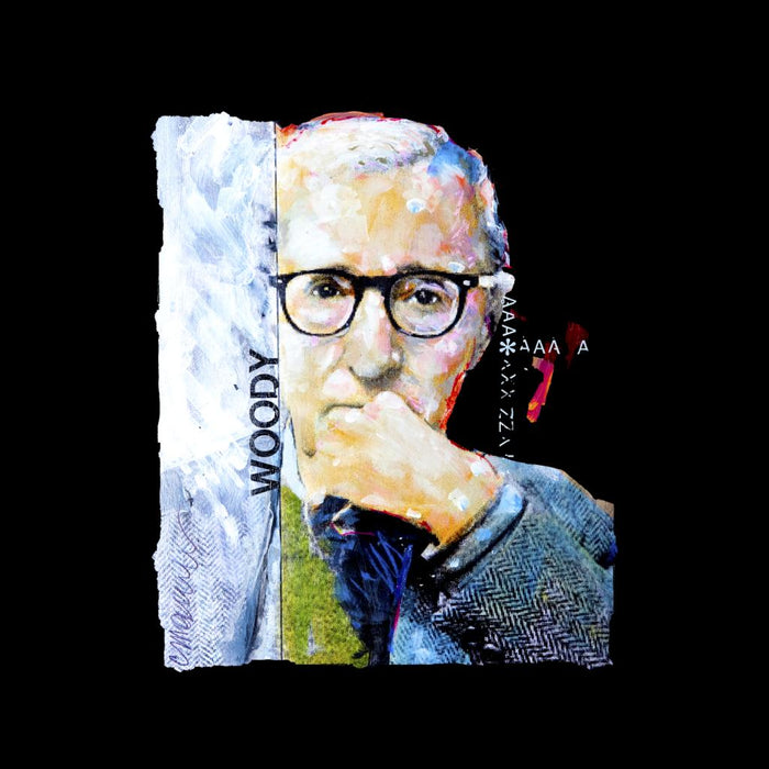 Sidney Maurer Original Portrait Of Director Woody Allen Kid's Varsity Jacket
