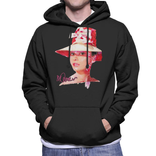 Sidney Maurer Original Portrait Of Movie Star Audrey Hepburn Men's Hooded Sweatshirt