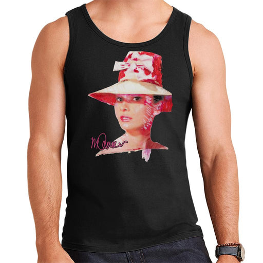Sidney Maurer Original Portrait Of Movie Star Audrey Hepburn Men's Vest