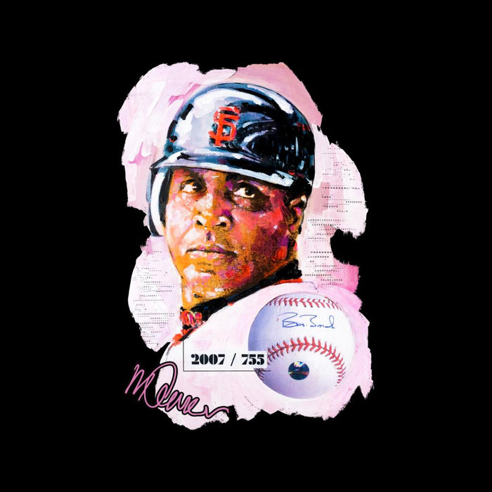 Sidney Maurer Original Portrait Of Giants Baseball Player Barry Bonds Women's Vest