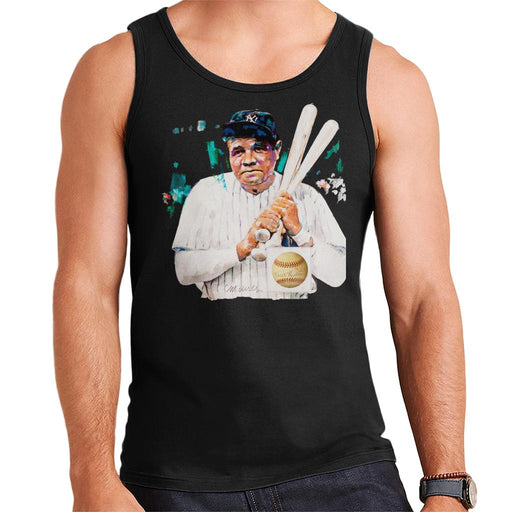Sidney Maurer Original Portrait Of Giants Baseball Player Babe Ruth Men's Vest