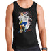 Sidney Maurer Original Portrait Of Cristiano Ronaldo Dribbling A Football Men's Vest