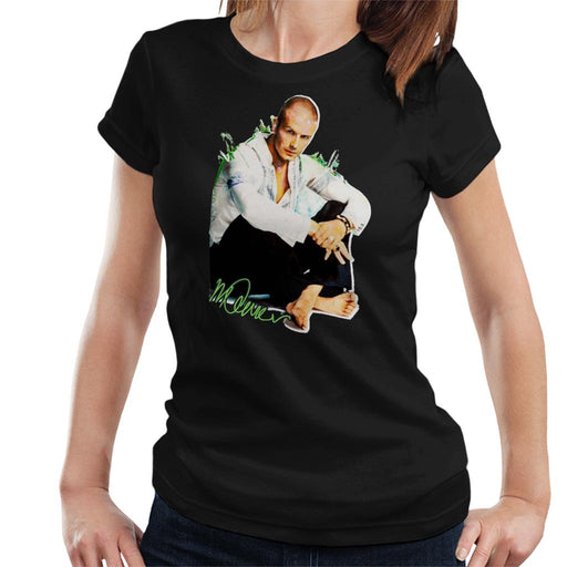 Sidney Maurer Original Portrait Of David Beckham Shaved Head Women's T-Shirt