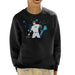 Sidney Maurer Original Portrait Of Yankees Baseball Player Derek Jeter Kid's Sweatshirt
