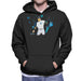 Sidney Maurer Original Portrait Of Yankees Baseball Player Derek Jeter Men's Hooded Sweatshirt