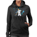 Sidney Maurer Original Portrait Of Yankees Baseball Player Derek Jeter Women's Hooded Sweatshirt