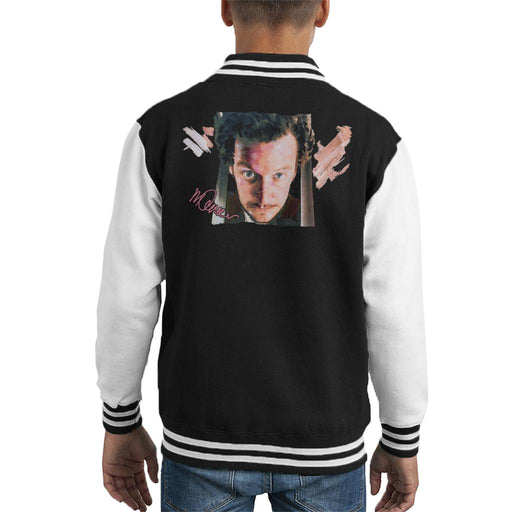 Sidney Maurer Original Portrait Of Daniel Stern As Wet Bandit Harry Home Alone Kid's Varsity Jacket