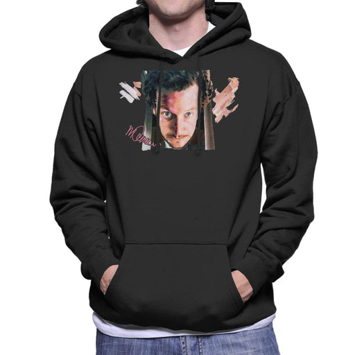 Sidney Maurer Original Portrait Of Daniel Stern As Wet Bandit Harry Home Alone Men's Hooded Sweatshirt
