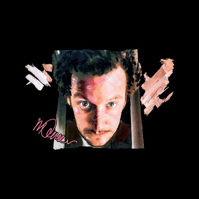 Sidney Maurer Original Portrait Of Daniel Stern As Wet Bandit Harry Home Alone Men's Hooded Sweatshirt