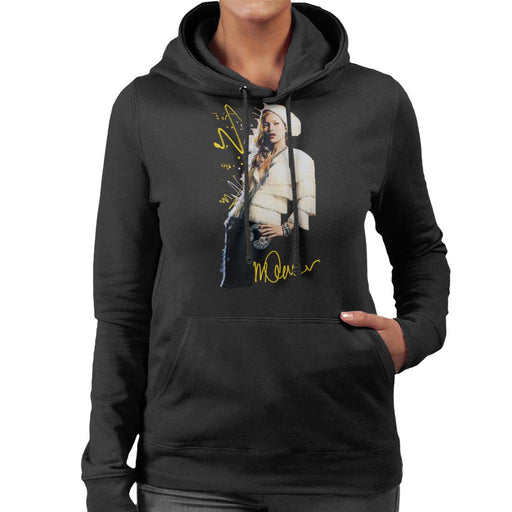 Sidney Maurer Original Portrait Of Supermodel Kate Moss Women's Hooded Sweatshirt