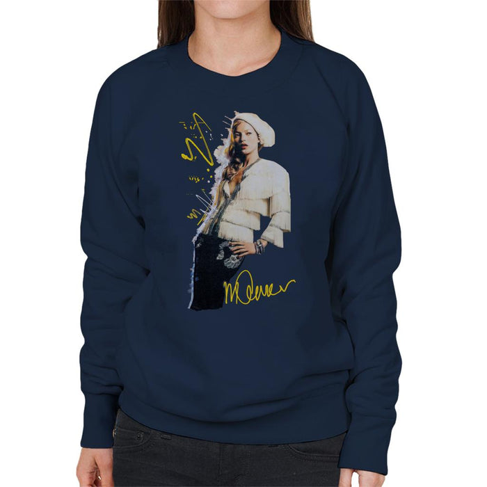 Sidney Maurer Original Portrait Of Supermodel Kate Moss Women's Sweatshirt