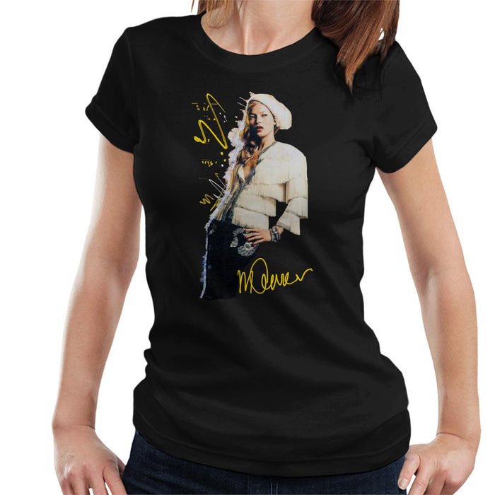 Sidney Maurer Original Portrait Of Supermodel Kate Moss Women's T-Shirt