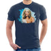 Sidney Maurer Original Portrait Of Kate Moss Pastel Blue Men's T-Shirt