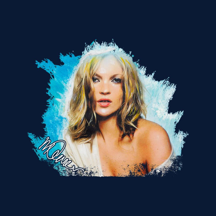 Sidney Maurer Original Portrait Of Kate Moss Pastel Blue Kid's Sweatshirt