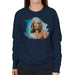Sidney Maurer Original Portrait Of Kate Moss Pastel Blue Women's Sweatshirt