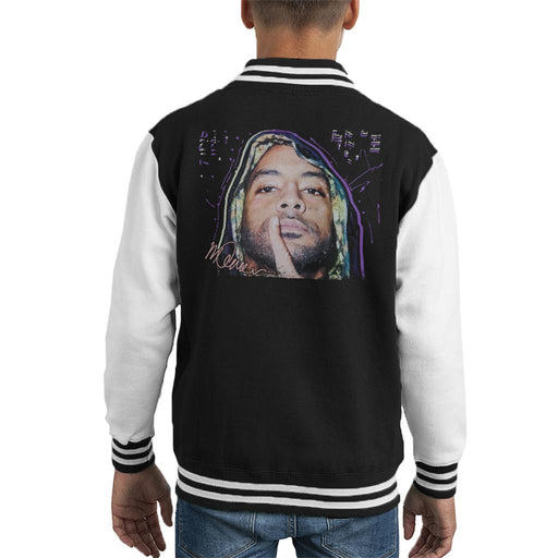 Sidney Maurer Original Portrait Of Rapper Booba Kid's Varsity Jacket